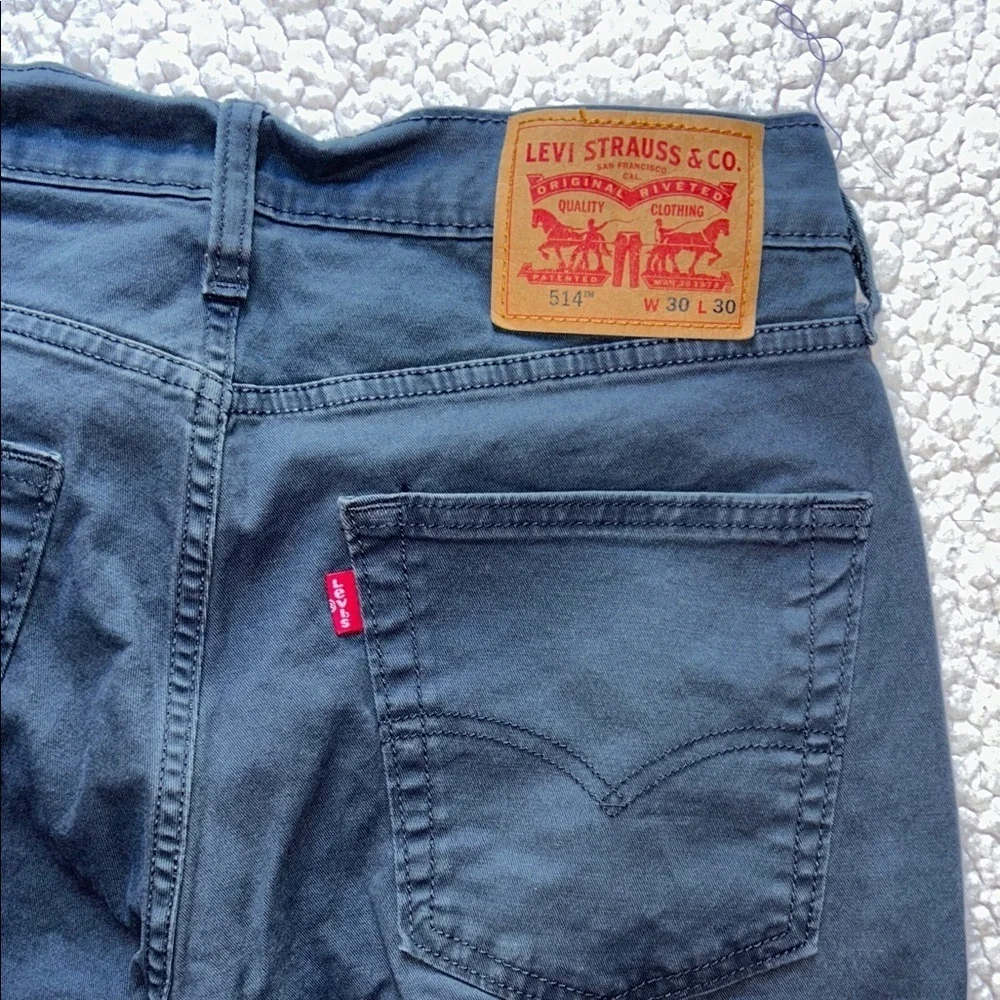 Levi's Men's Dark Gray Straight Jeans